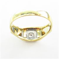 Ring Damiata Gioielli Man in White Gold Zircone 981/102/2 - 981/102/2